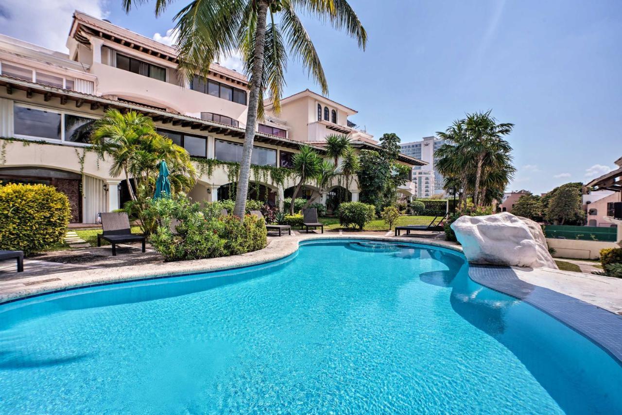 Updated Oceanside Townhome With Pool Walk To Beach! Cancún Exterior foto